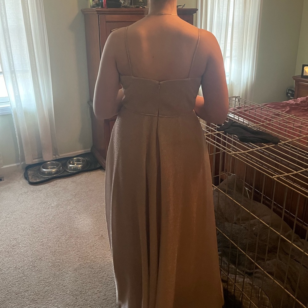 Rose Gold Prom Dress